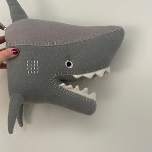 Kids Pillowfort shark felt wall decor